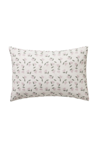 a demain taie oreiller rectangulaire imprimee tulipe detoure