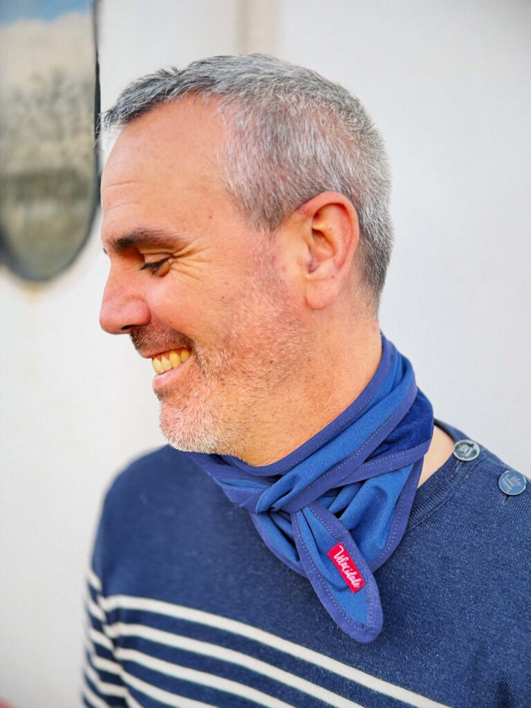 Atelier Velocidade - Bandana en laine mérinos – Noir