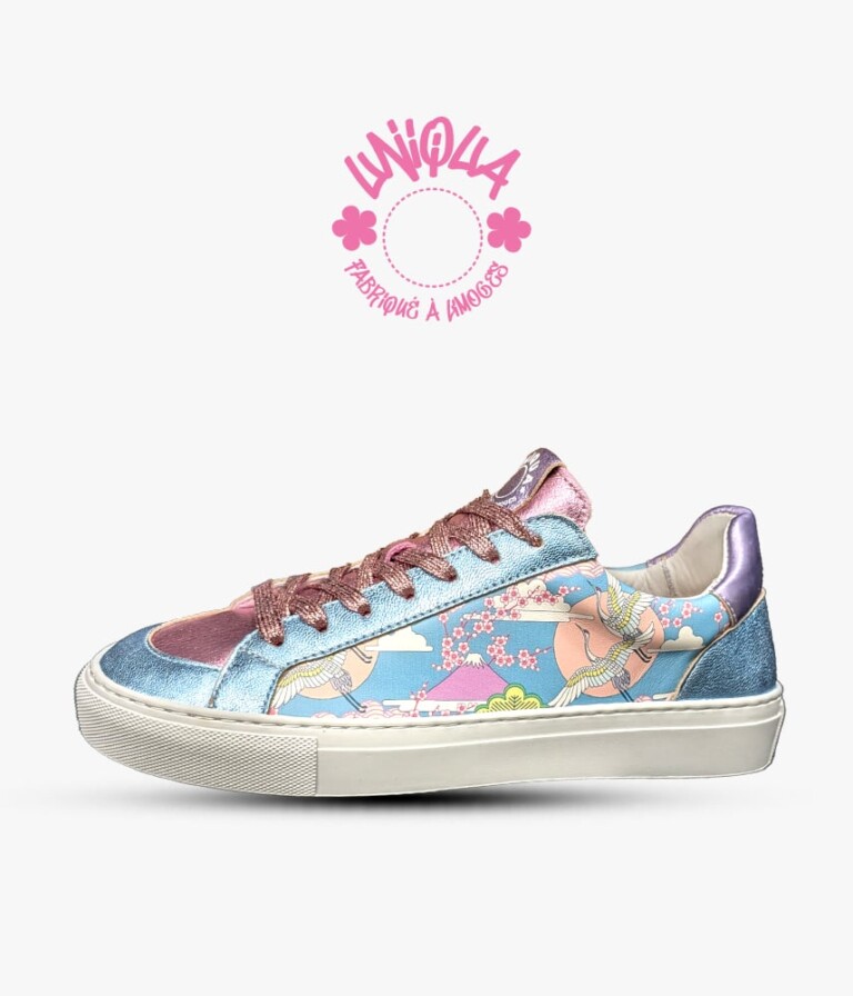 Uniqua Limoges - Basket Orsay- Rosasra Métallisé Ciel / Rose / Parme