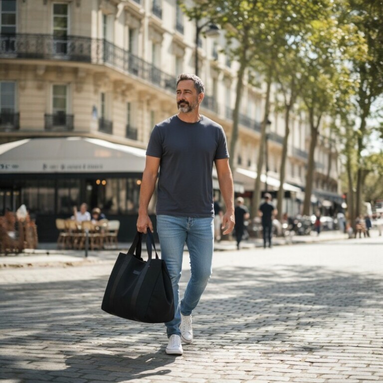 Saint-Lazare - Sac cabas noir