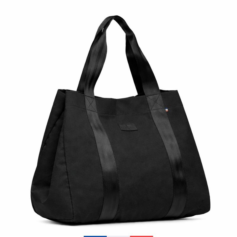 cabas femme noir Saint-Lazare - Sac cabas noir