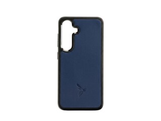La Guêpe - Coque Galaxy S24 FE cuir bleu – PM-067-01 Sans personnalisation