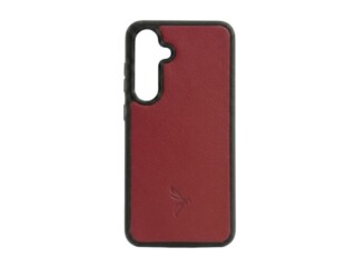 La Guêpe - Coque Galaxy S24+ cuir rouge – PM-066-01 Sans personnalisation