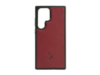 La Guêpe - Coque Galaxy S24 Ultra cuir rouge  PM-068-01 Sans personnalisation