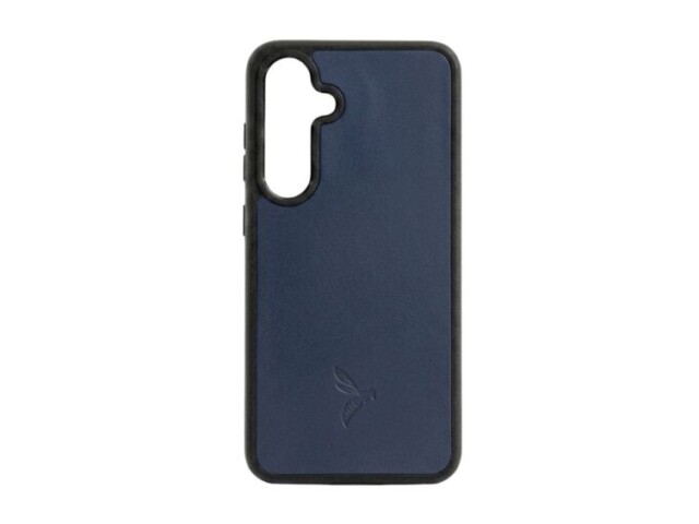 La Guêpe - Coque Galaxy S25+ cuir bleu – PM-070-01 Sans personnalisation