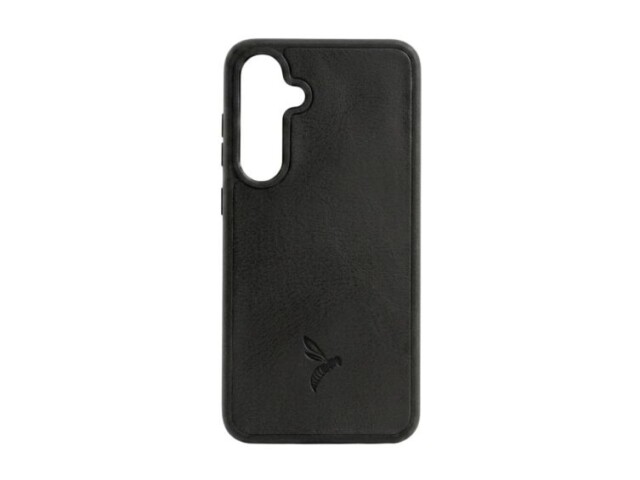 La Guêpe - Coque Galaxy S25+ cuir noir – PM-070-01 Sans personnalisation