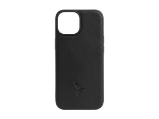 La Guêpe - Coque iPhone 15 cuir noir  PM-076-01 Sans personnalisation