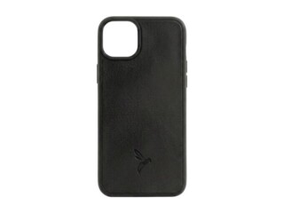 La Guêpe - Coque iPhone 15 Plus cuir noir  PM-077-01 Sans personnalisation