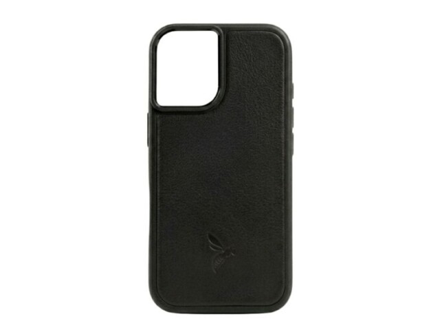 La Guêpe - Coque iPhone 16 cuir noir – PM-080-01 Sans personnalisation