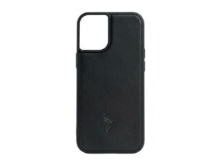 La Guêpe - Coque iPhone 16 Plus cuir noir  PM-081-01 Sans personnalisation