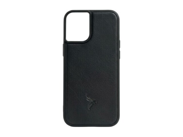 La Guêpe - Coque iPhone 16 Plus cuir noir – PM-081-01 Sans personnalisation