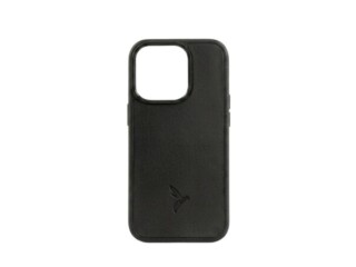 La Guêpe - Coque iPhone 16 Pro cuir noir  PM-082-01 Sans personnalisation