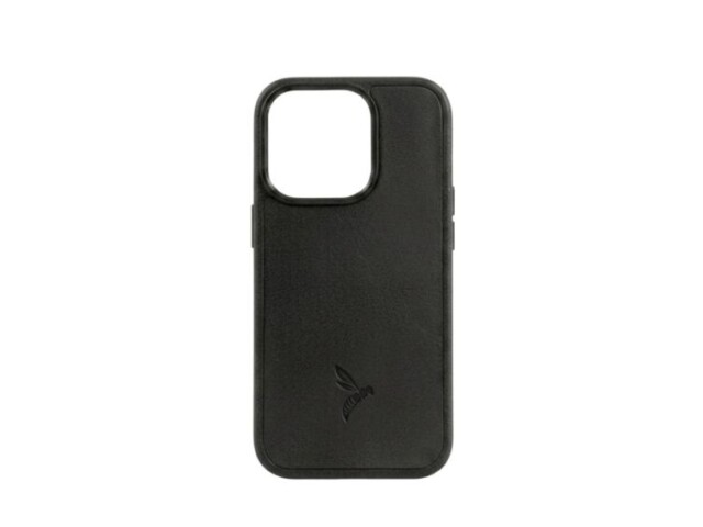 La Guêpe - Coque iPhone 16 Pro cuir noir – PM-082-01 Sans personnalisation