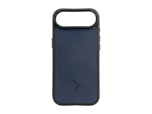 La Guêpe - Coque iPhone 17 Air cuir bleu – PM-085-01 Sans personnalisation