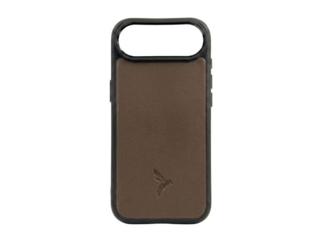 La Guêpe - Coque iPhone 17 Air cuir marron – PM-085-01 Sans personnalisation