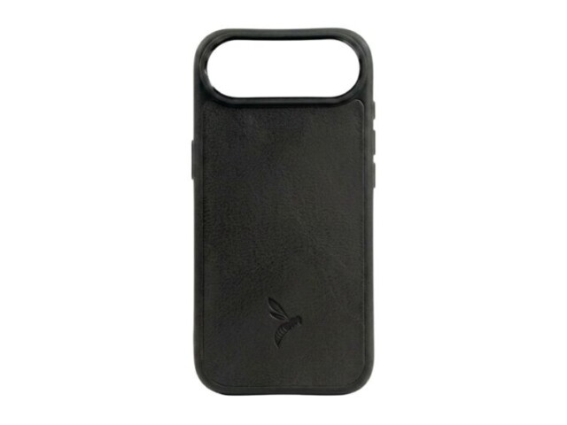 La Guêpe - Coque iPhone 17 Air cuir noir  – PM-085-01 Sans personnalisation