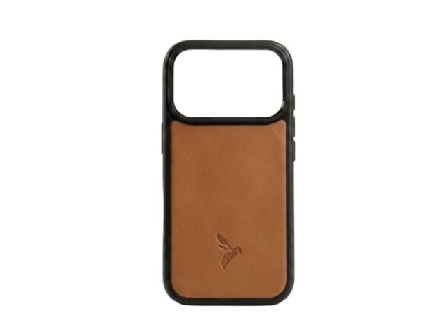 La Guêpe - Coque iPhone 17 Pro Max cuir gold – PM-087-01 Sans personnalisation