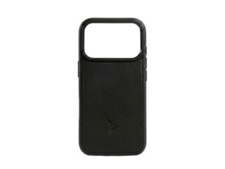 Coque iPhone 17 Pro Max cuir noir – PM-087-01 Sans personnalisation par la marque La Guêpe La Guêpe - Coque iPhone 17 Pro Max cuir noir – PM-087-01 Sans personnalisation