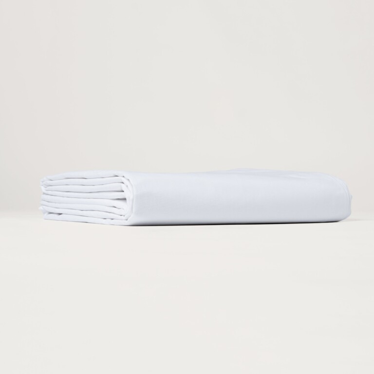 Dejorine - Drap housse en Percale de coton - Blanc – 90x200cm / Bonnet 30cm