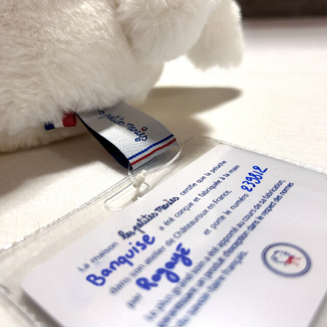 Les Petites Maries - Ourse BANQUISE - Géant 120 cm