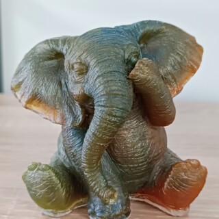 Elephant en Résine époxy