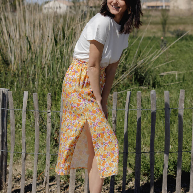 April et C - Jupe Mélanie - Fleurs du soleil