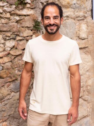 Le Mouton à Soie - tee-shirt Basic homme nid dabeille PRECOMMANDE