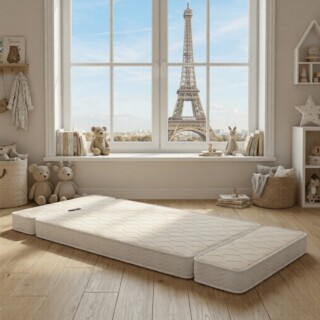 L’Atelier de Morphée - Matelas évolutif en 3 parties 90x200cm COTON BIO
