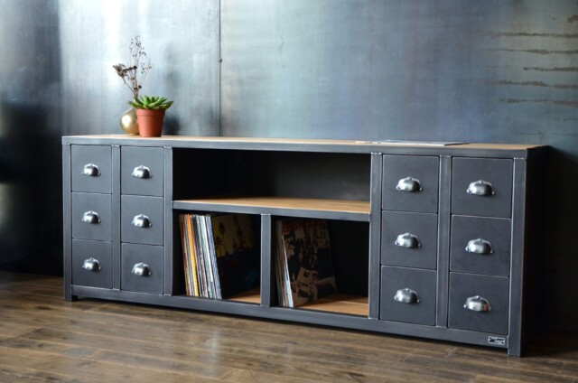 Micheli Design - Meuble rangement CD, DVD et vinyles DELPHES