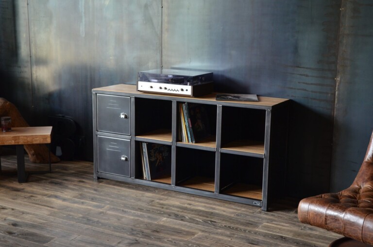 Micheli Design - Buffet vinyle & Hi-Fi MÈLPOMÈNE