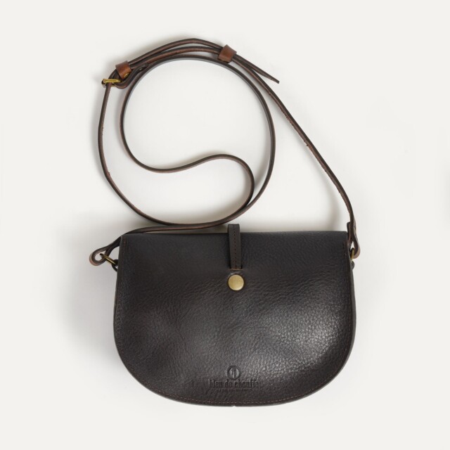 Bleu De Chauffe - Mini sac postier Java - Marron Brun