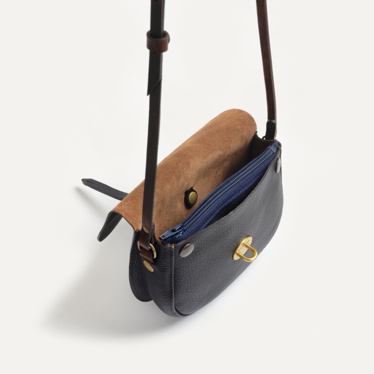 Bleu De Chauffe - Mini sac postier Java - Marron Brun