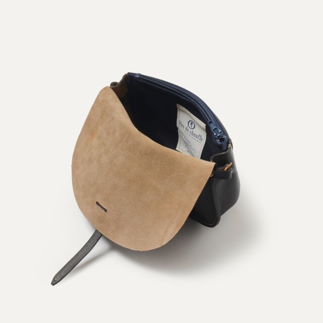 Bleu De Chauffe - Mini sac postier Java - Marron Brun