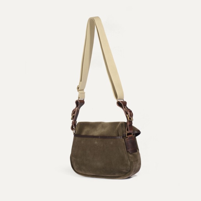 Bleu De Chauffe - Musette du Pêcheur XS / Cuir Velours - Musk