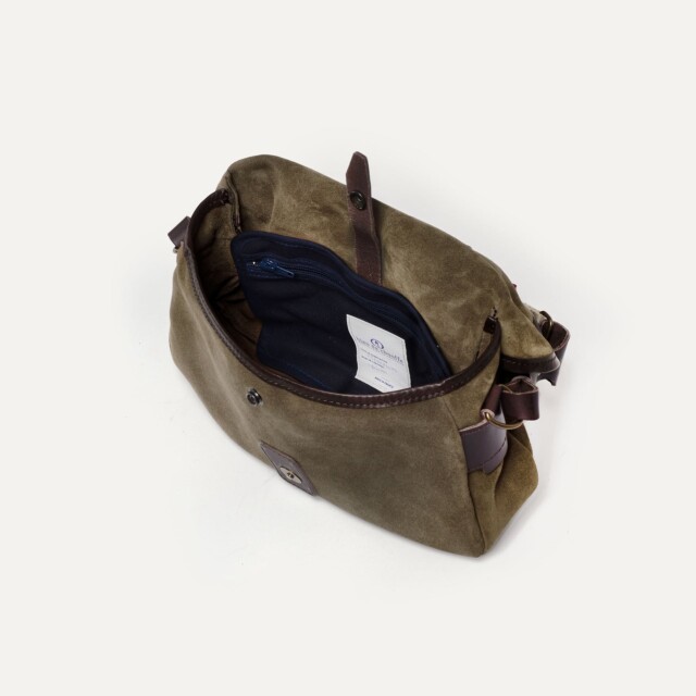 Bleu De Chauffe - Musette du Pêcheur XS / Cuir Velours - Musk