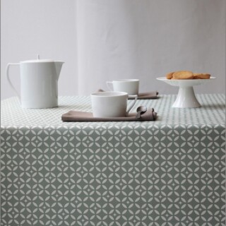 Nappe enduite Mosaïque verte Fleur de Soleil