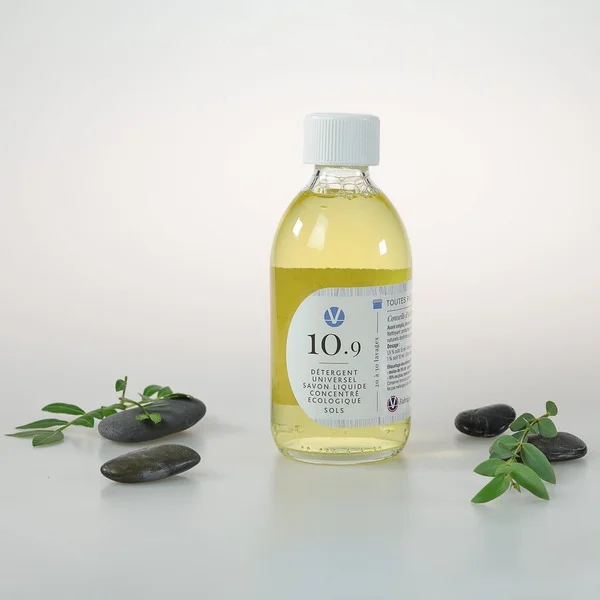 VHYG - VHYG N°10.9 Nettoyant Sols Professionnel – Ultra-Concentré au Savon Naturel – 300ml (30 Doses) – Spécial Carrelages, Pierres et Sols Poreux –