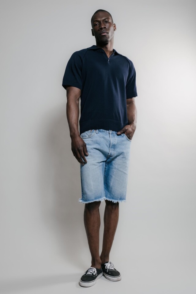 Nitto Knitwear - Sevan Polo - Marine