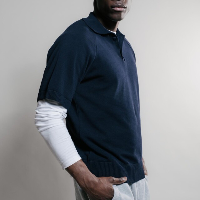 Nitto Knitwear - Sevan Polo - Marine