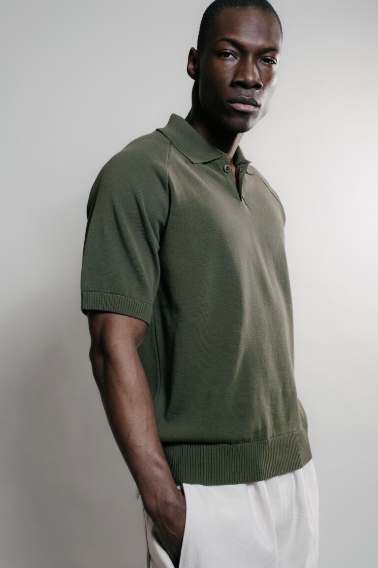 Nitto Knitwear - Sevan Polo - Kaki