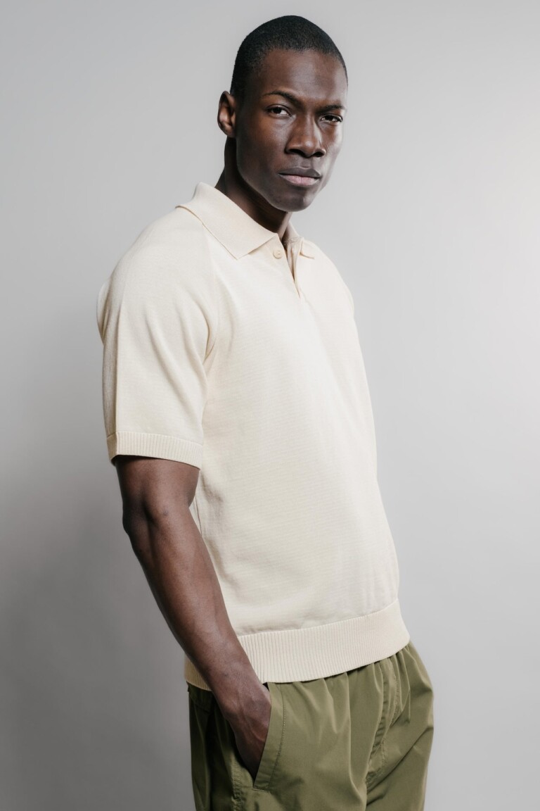 Nitto Knitwear - Sevan Polo - Naturel – XL