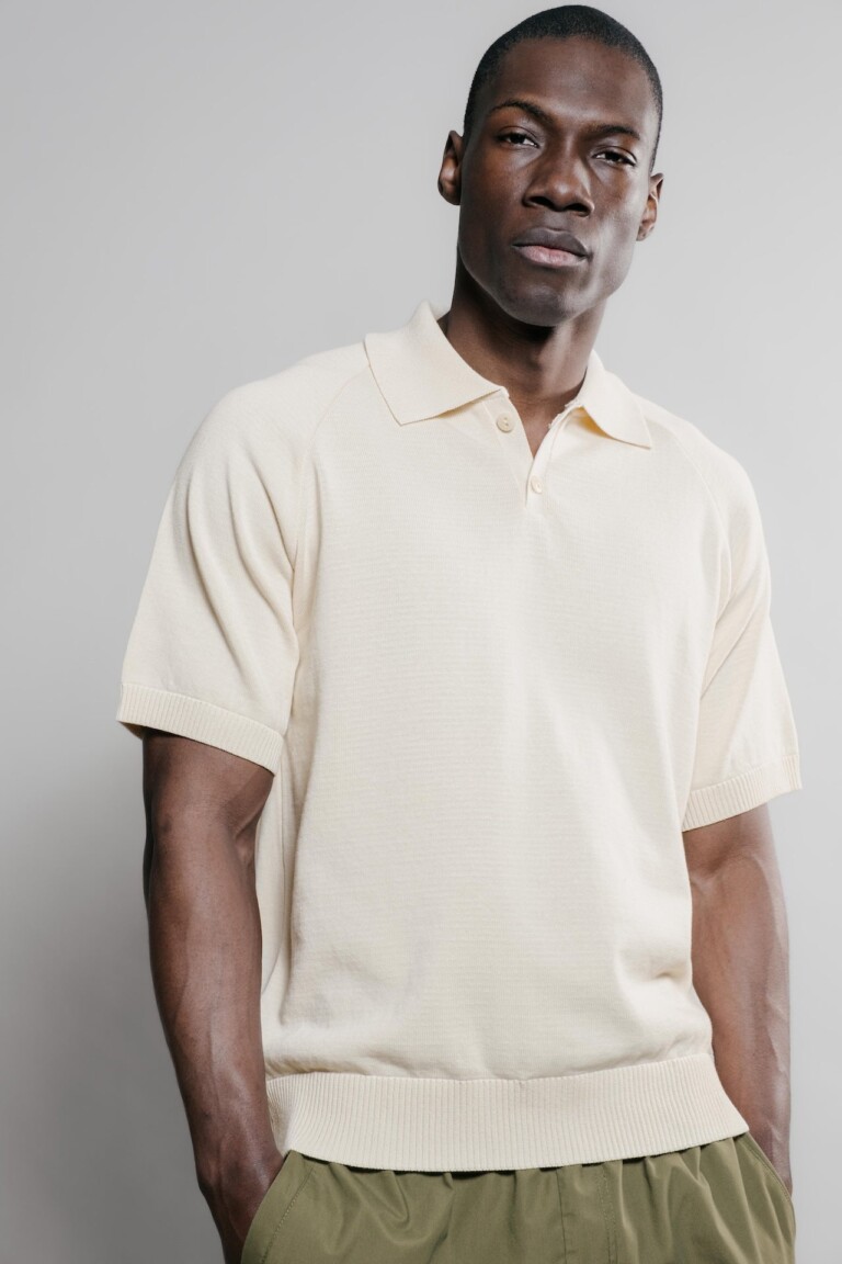 Nitto Knitwear - Sevan Polo - Naturel – XL