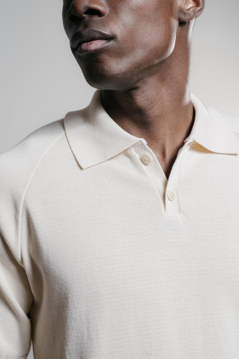 Nitto Knitwear - Sevan Polo - Naturel – XL