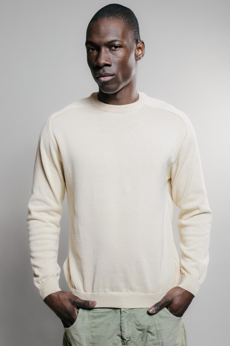 Nitto Knitwear - Pull Sevan Marteau - Naturel – L
