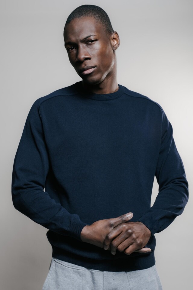 Nitto Knitwear - Pull Sevan Marteau – Marine