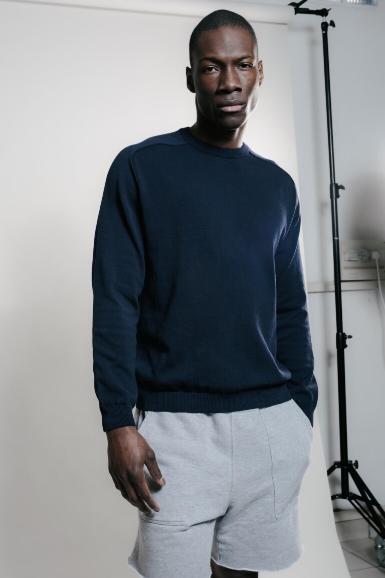 Nitto Knitwear - Pull Sevan Marteau - Marine – XL