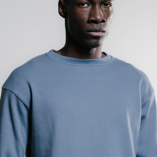 Nitto Knitwear - Vahé manches longues - Indigo