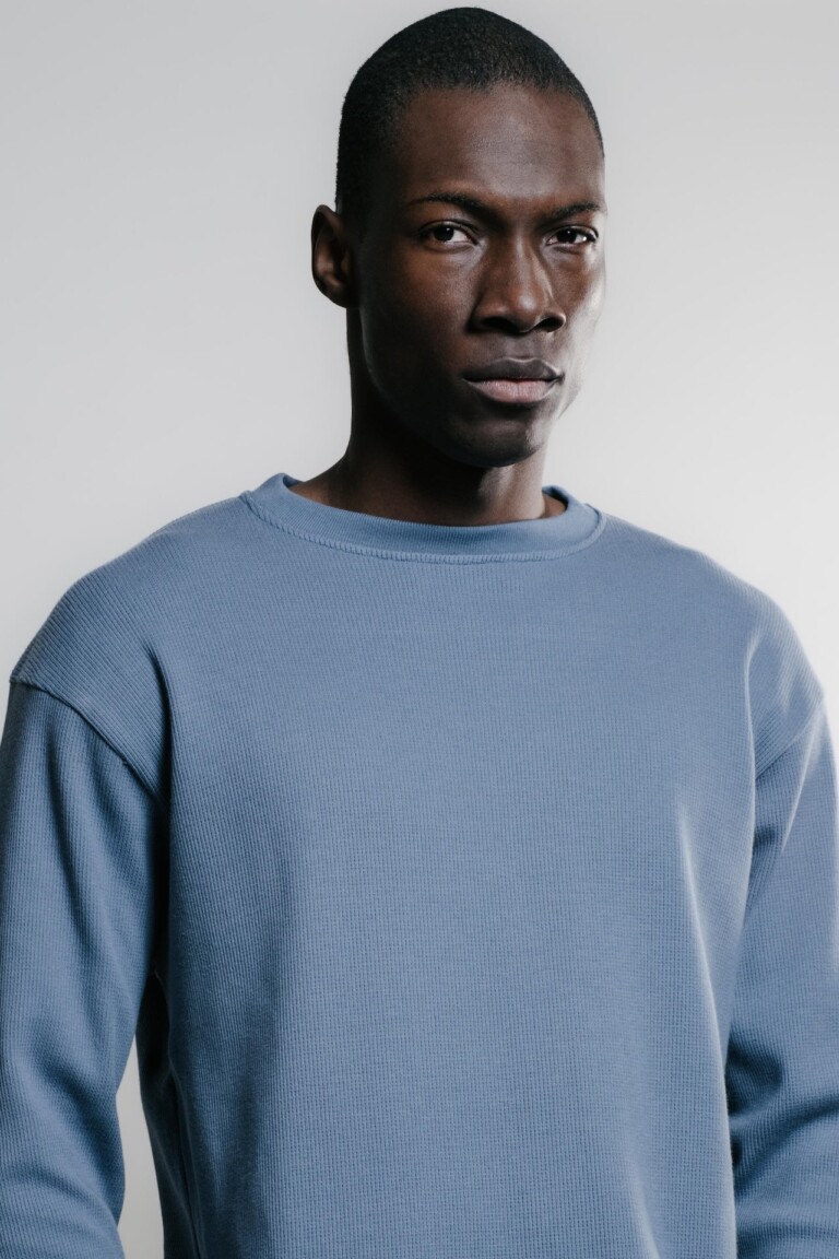 Nitto Knitwear - Vahé manches longues - Indigo – XXL