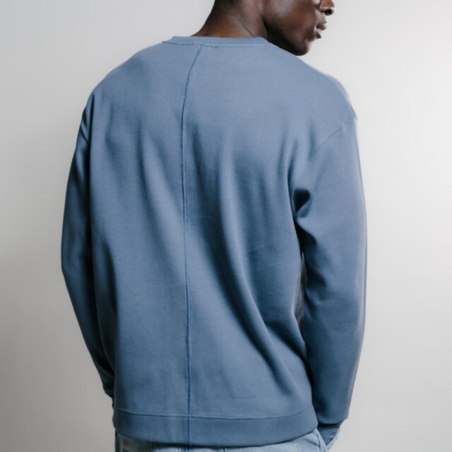 Nitto Knitwear - Vahé manches longues - Indigo