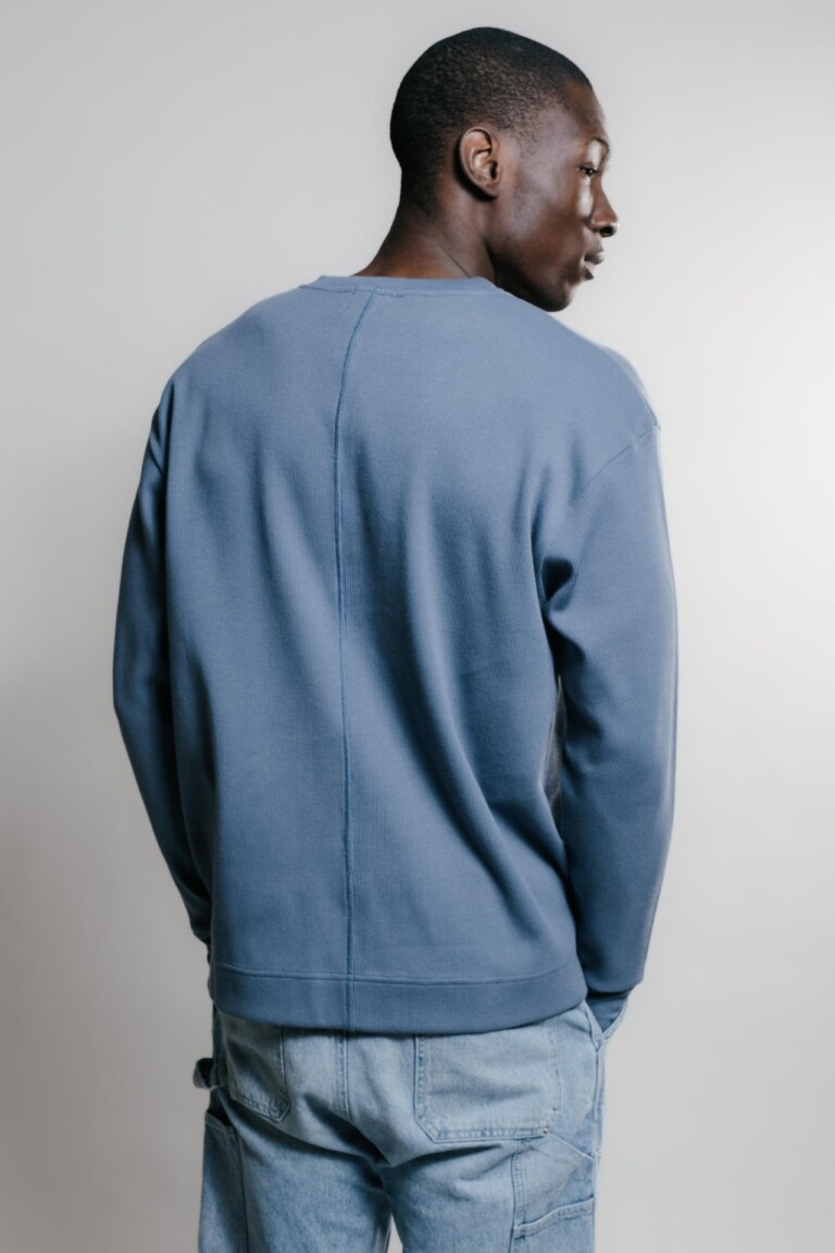 Nitto Knitwear - Vahé manches longues - Indigo – XXL